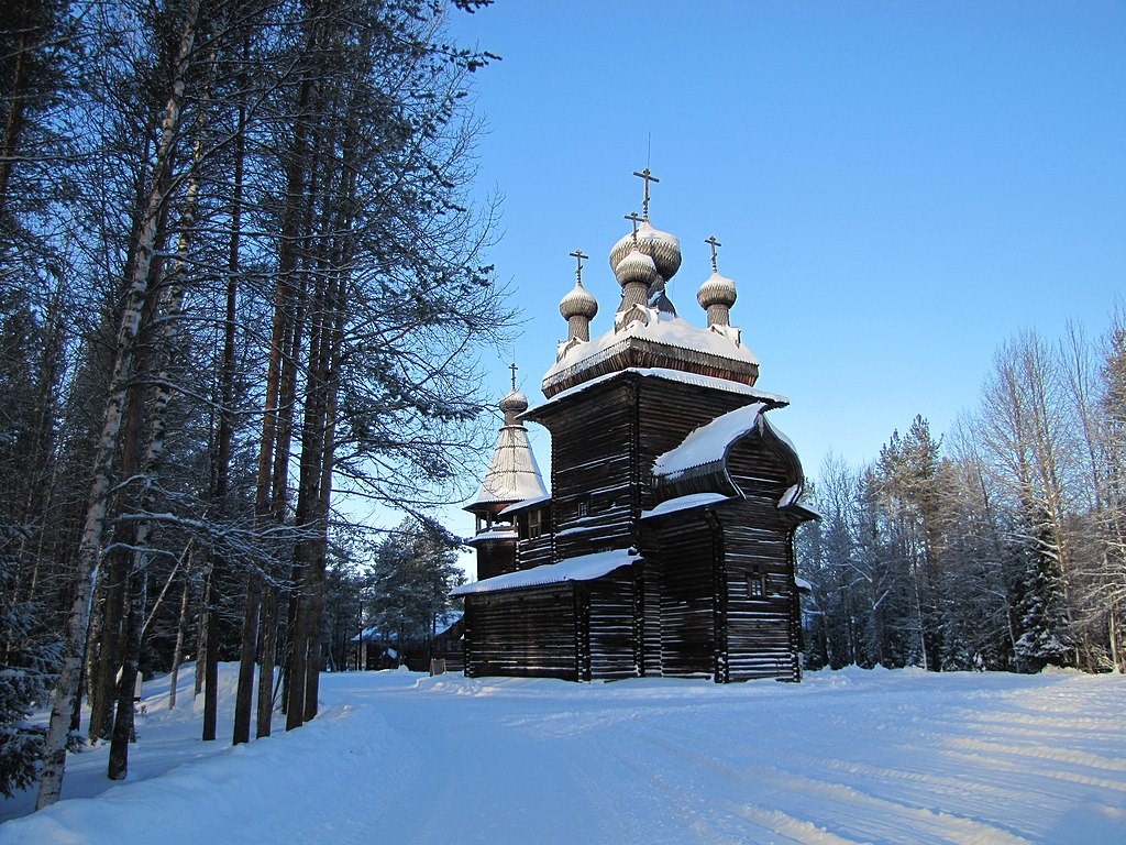  Церковь Вознесения Господня из с. Кушерека Онежского района: Малые Корелы. Фото: Sterlady88, CC BY-SA 4.0 https://creativecommons.org/licenses/by-sa/4.0, via Wikimedia Commons