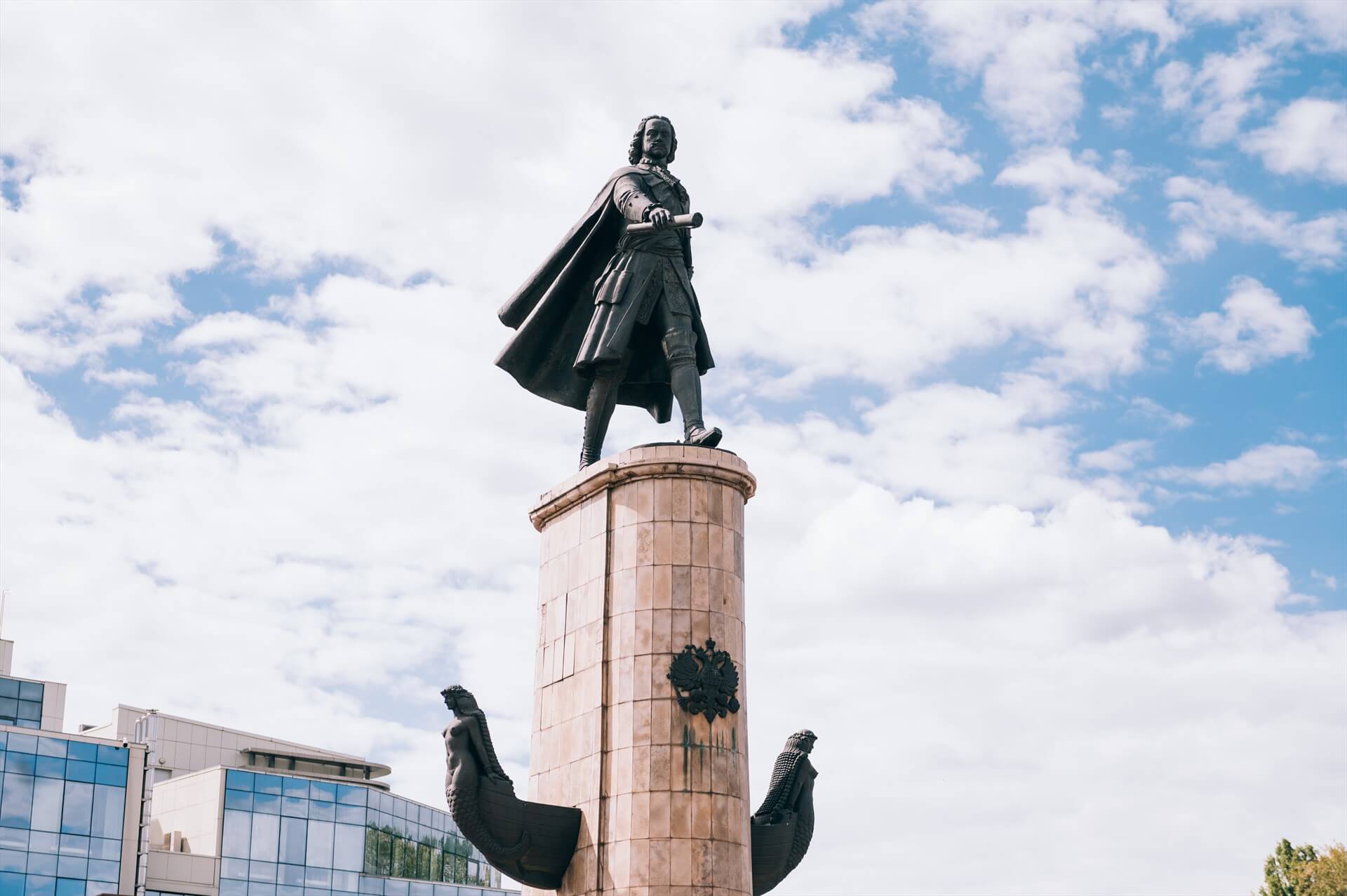 Памятник Петру Великому. Фото: Центр туризма «Липецкая Земля»